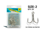 Shinto Pro 5X Strong Saltwater Trebles BULK