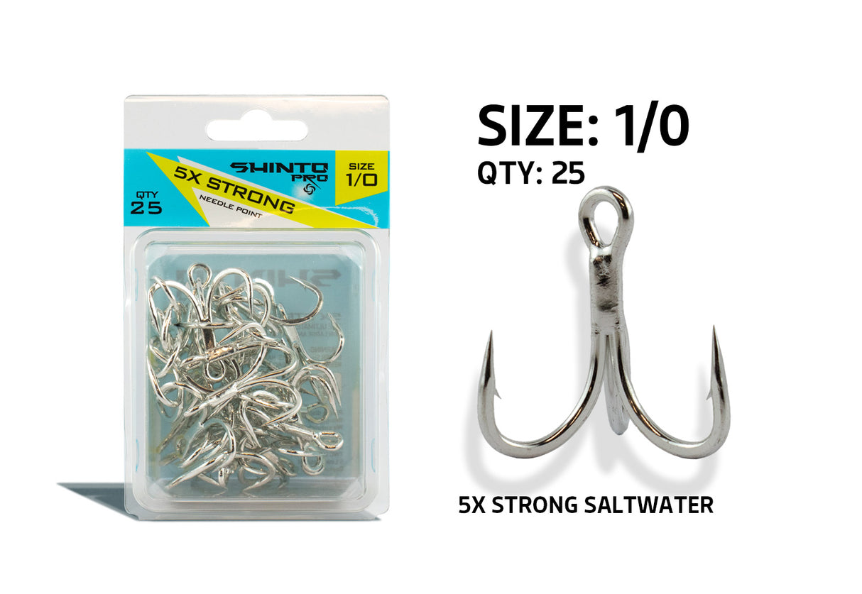 Shinto Pro 5X Strong Saltwater Trebles BULK