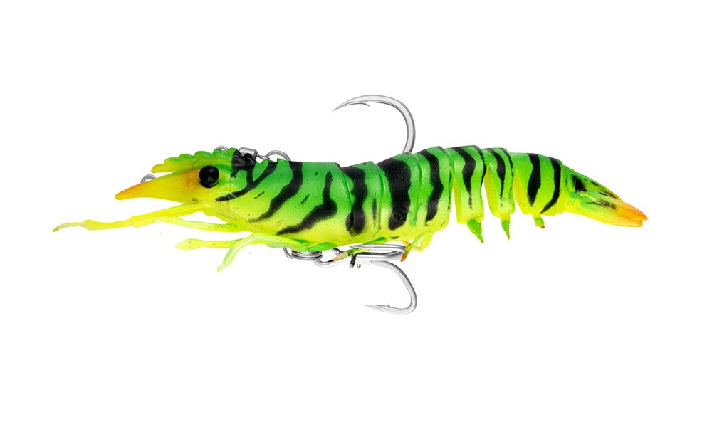Nomad Design Sumo Shrimp Rigged 6.5" - Live Ops - Fire Tiger