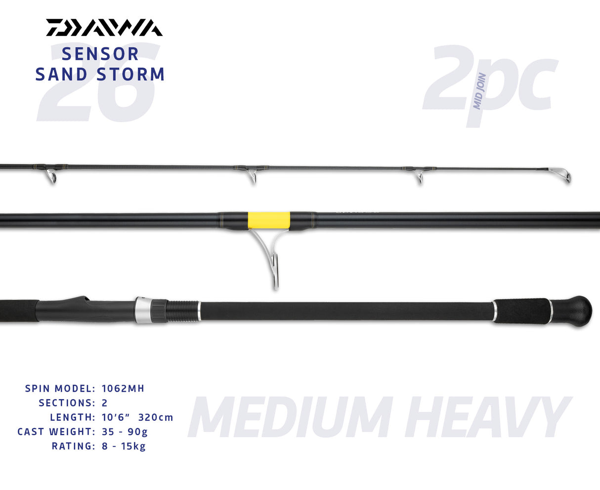 Daiwa 26 Sensor Sand Storm rods