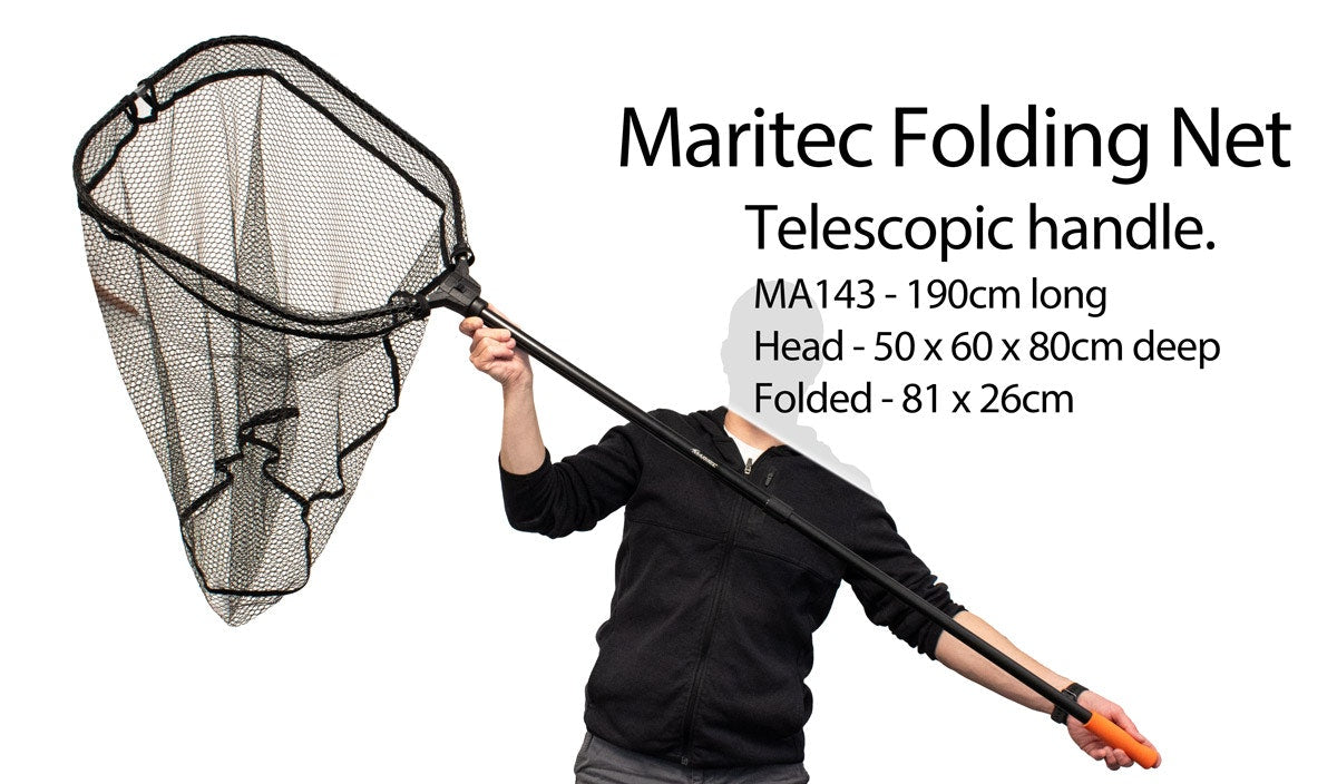 Maritec Rubber Landing Nets FOLDING (MA140 NOT FOLDING)