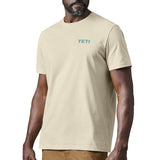 YETI Tarpon Flies Short Sleeve Tee Sand