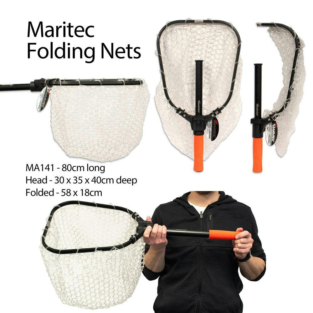 Maritec Rubber Landing Nets FOLDING (MA140 NOT FOLDING)