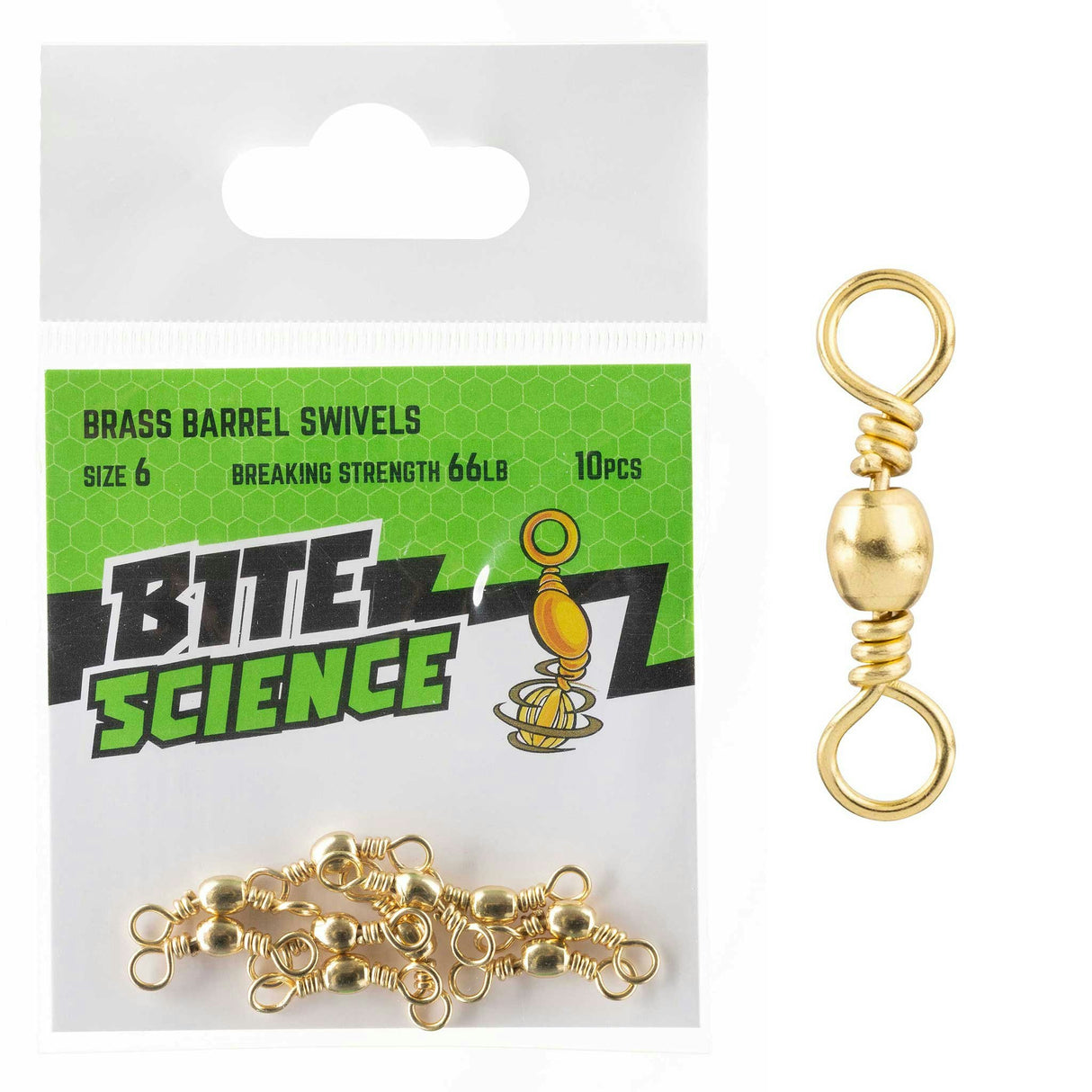 Bite Science Swivels Brass Barrel