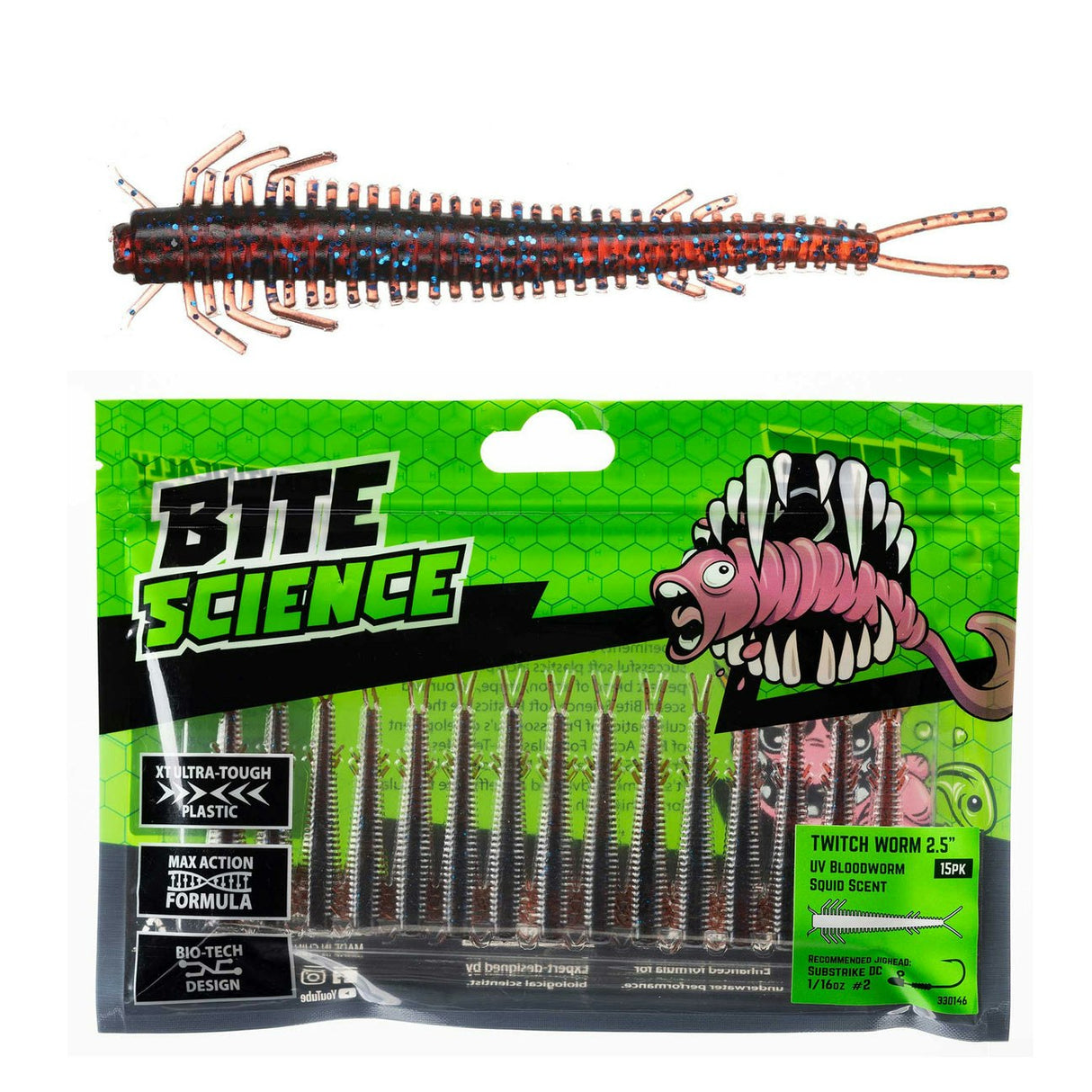 Bite Science Twitch Worm Lures