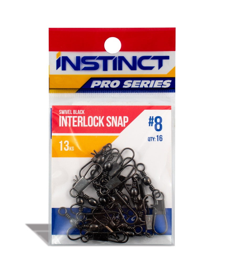 Instinct Pro Swivel Black Interlock Snap