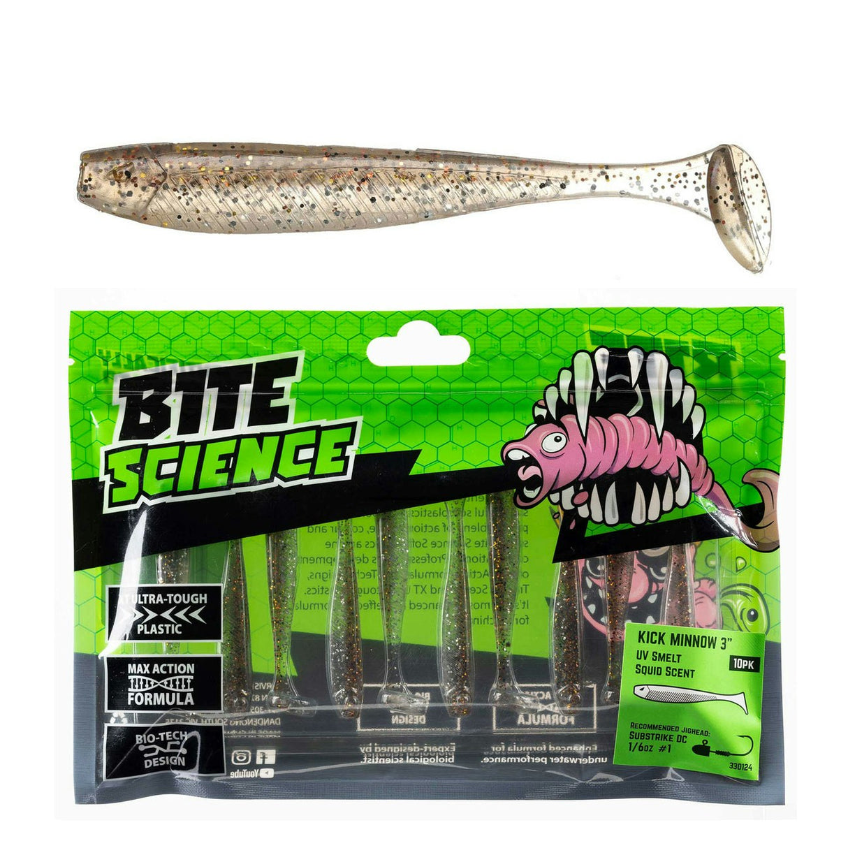 Bite Science Kick Minnow Lures