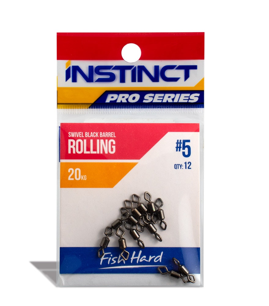 Instinct Pro Swivel Black Barrel Rolling