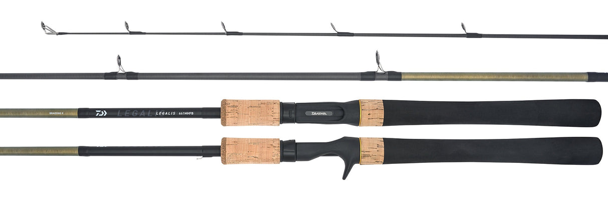 Daiwa Legalis Baitcaster Fishing Rods