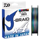 Daiwa J-Braid 4 - Multi-Colour Line