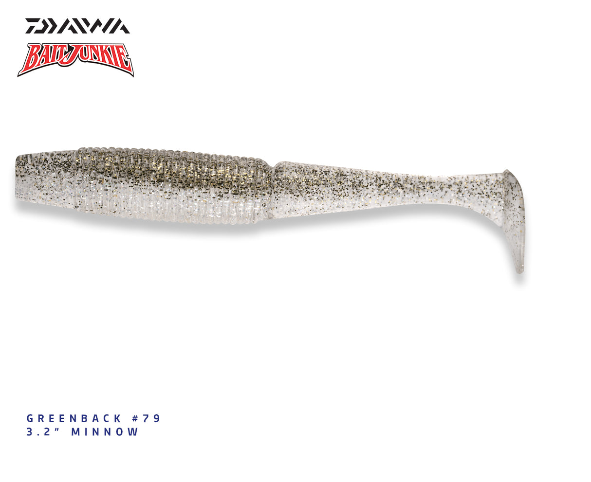 Daiwa Bait Junkie 3.2in Minnow Soft Plastic Lure