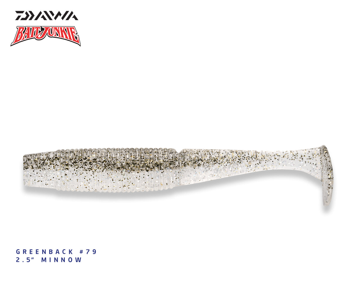 Daiwa Bait Junkie 2.5in Minnow Soft Plastic Lure