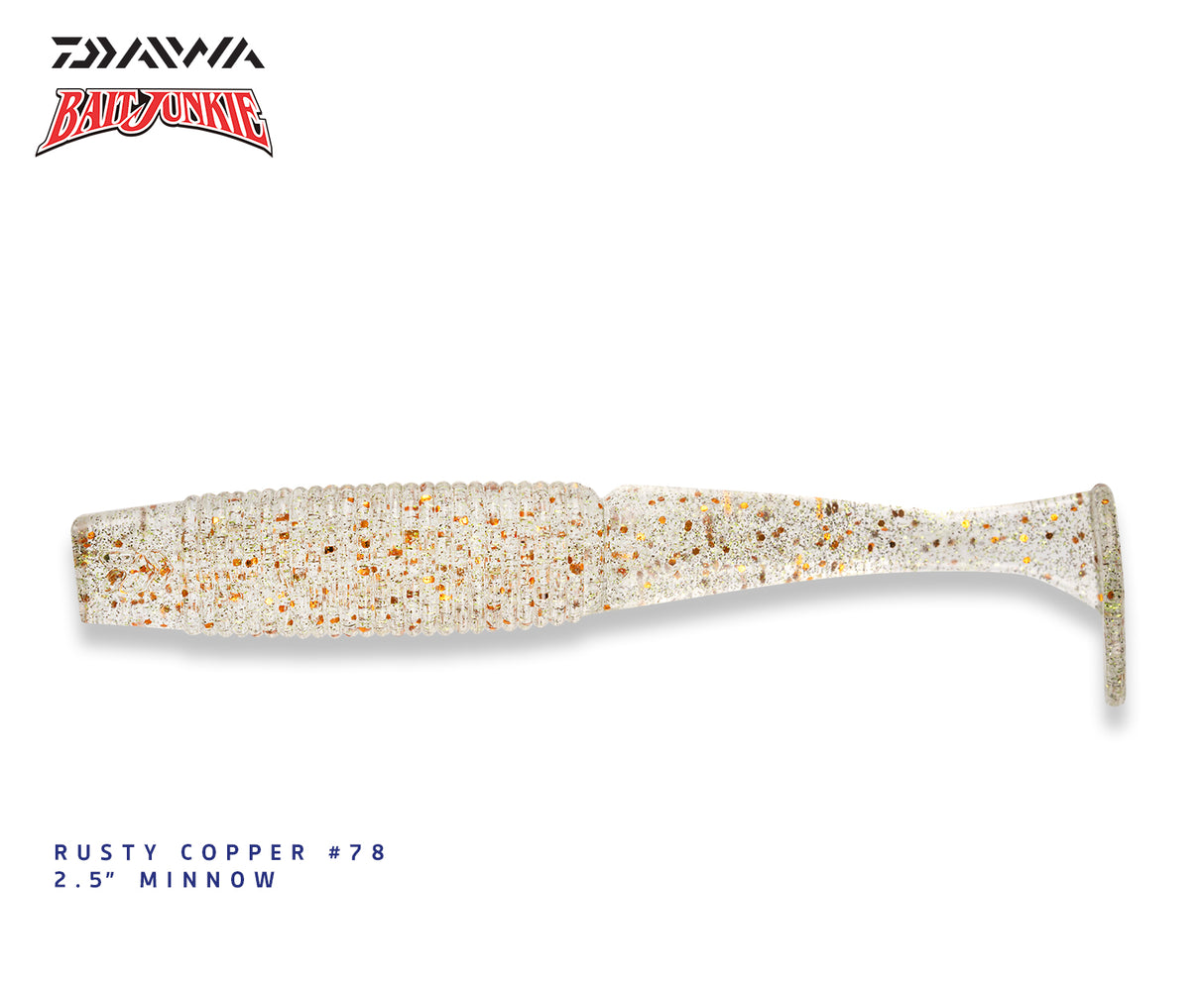 Daiwa Bait Junkie 2.5in Minnow Soft Plastic Lure