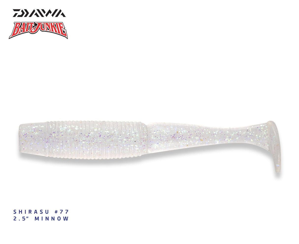 Daiwa Bait Junkie 2.5in Minnow Soft Plastic Lure