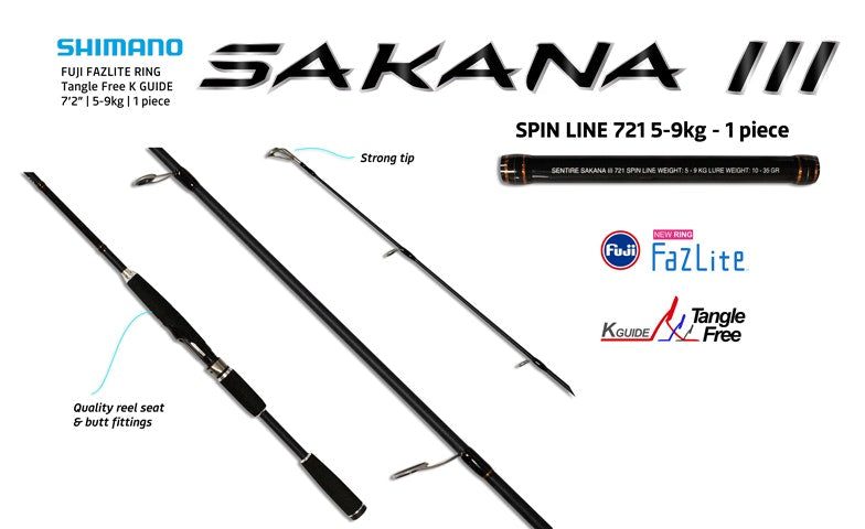 Shimano Sakana 3 Rods Spin Series