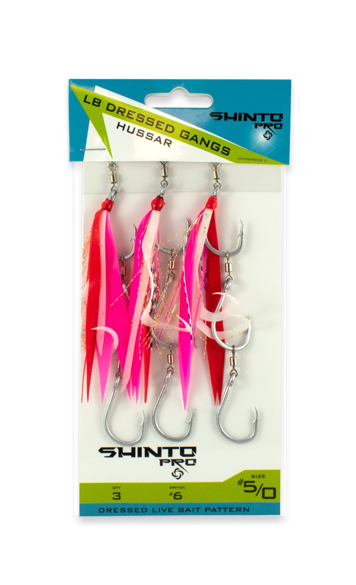 Shinto Pro Dressed Live Bait Swivel Ganged Hooks