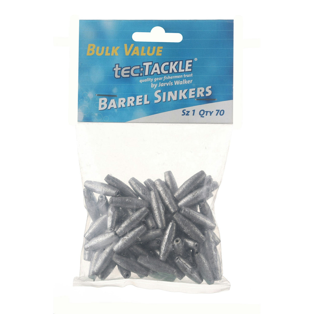 Jarvis Walker Barrel Sinkers - Value Packs