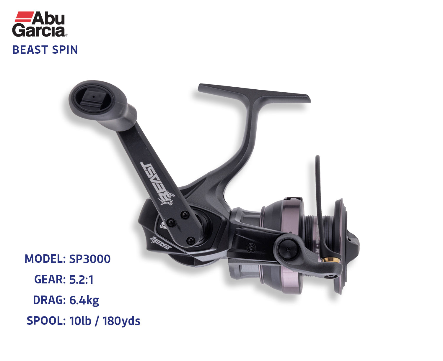 abu garcia 3000 spinning reel Abu Garcia Beast Spin Reel – Tackle World