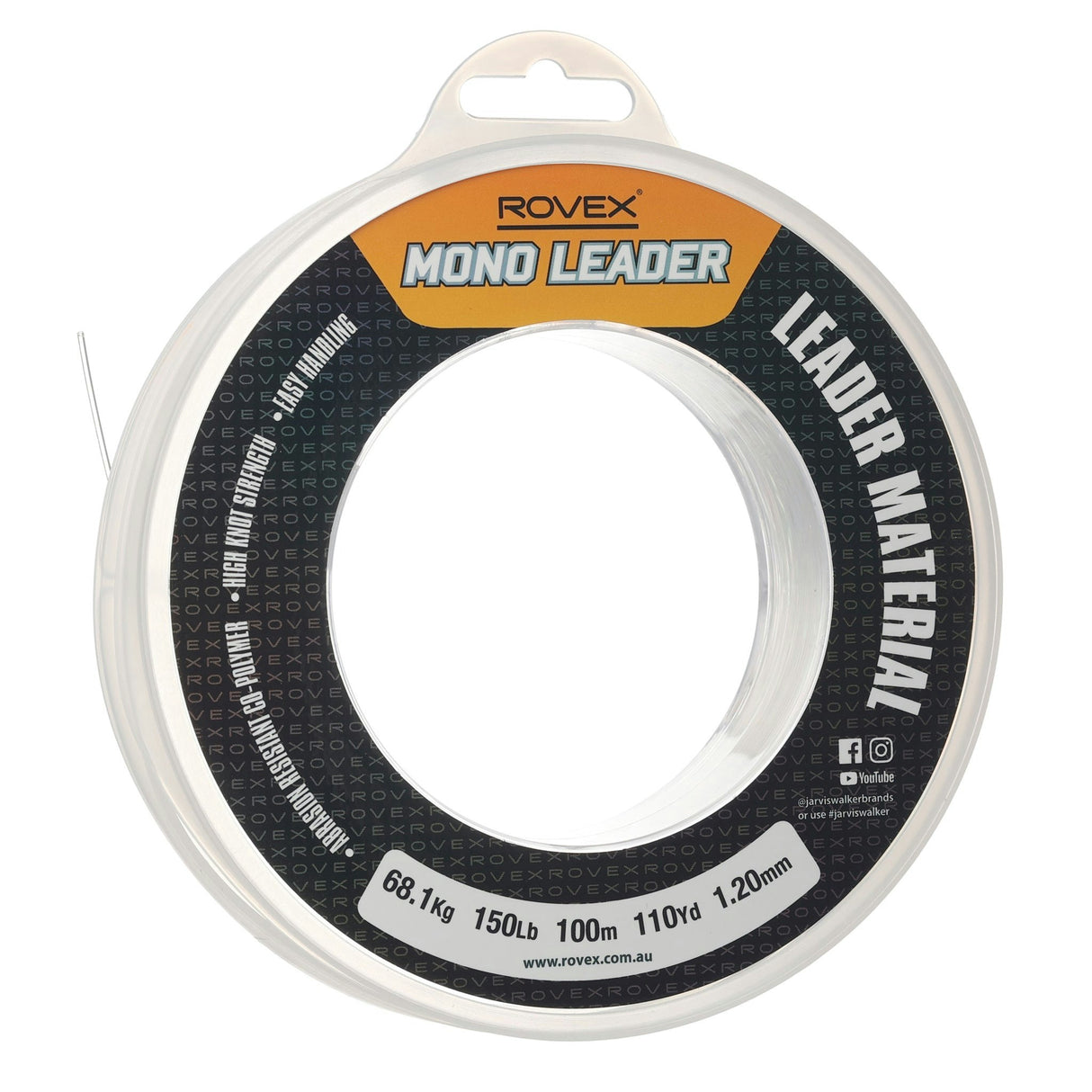 Rovex Copolymer Mono Leader 100m