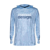 Tech Fishing Shirt Hooded - Camo Splice Blue