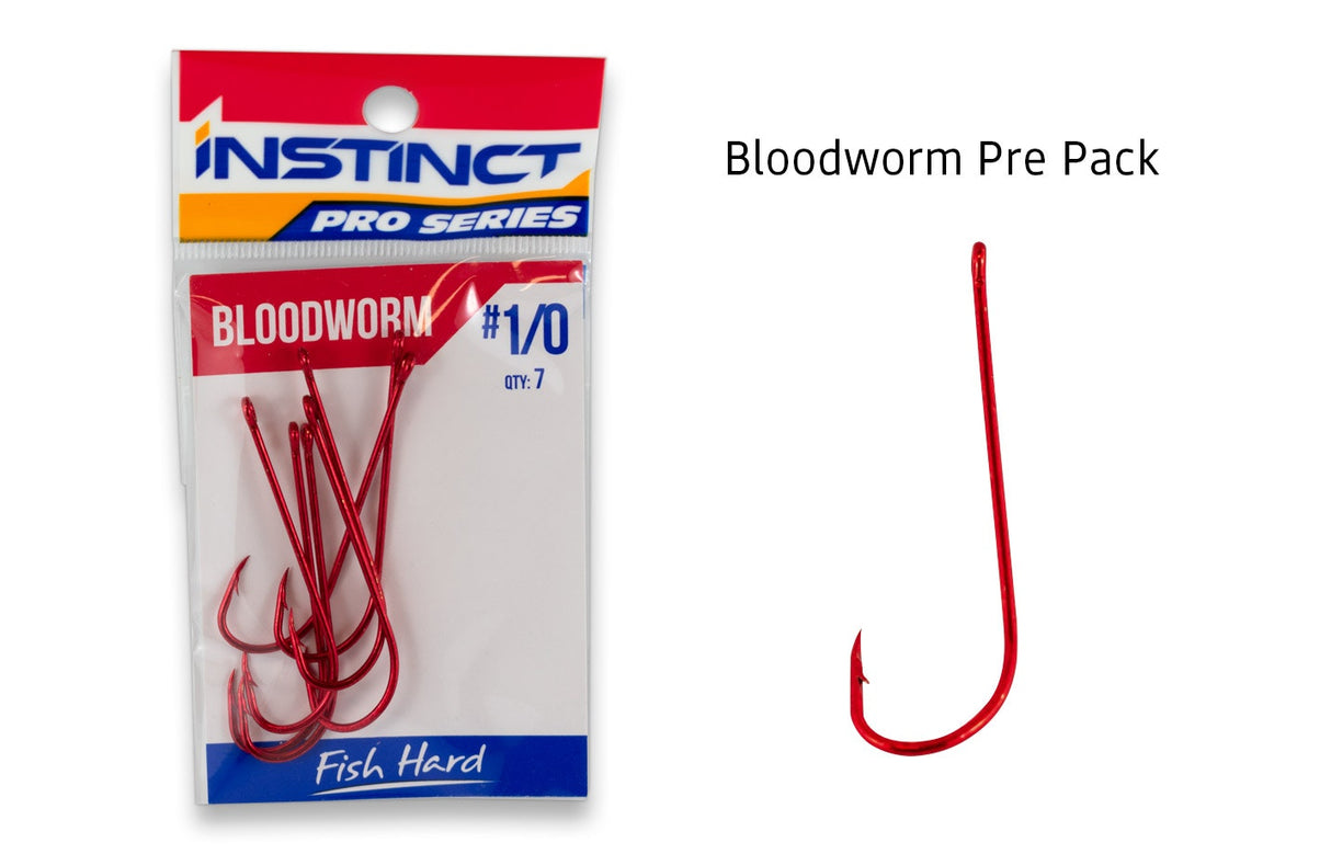 Instinct Pro Bloodworm Red Hook Pre Pack