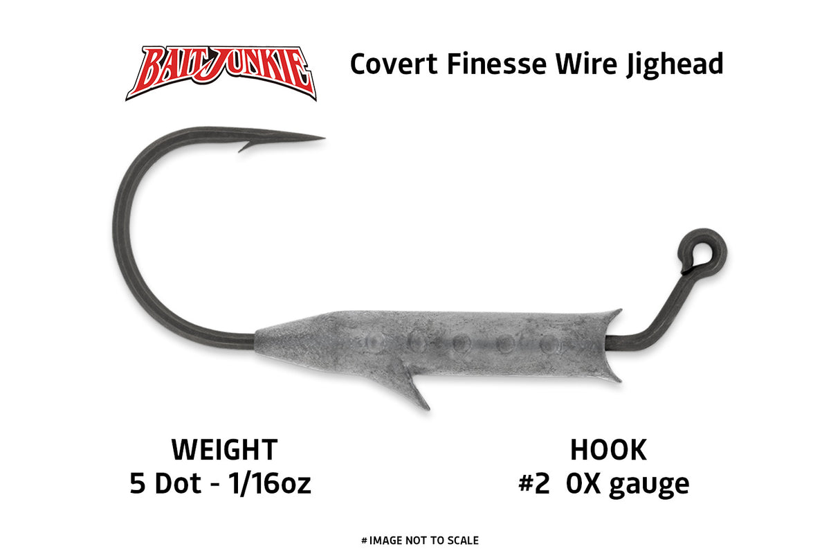 Bait Junkie Covert Finesse Wire Jighead