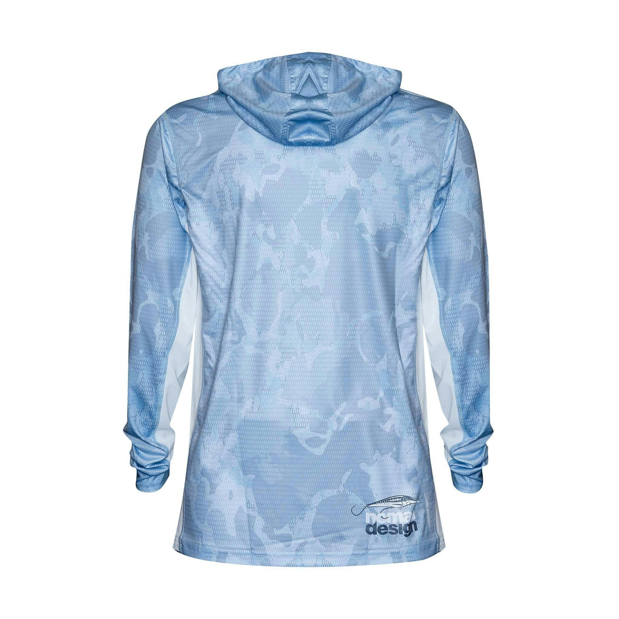 Tech Fishing Shirt Hooded - Camo Splice Blue