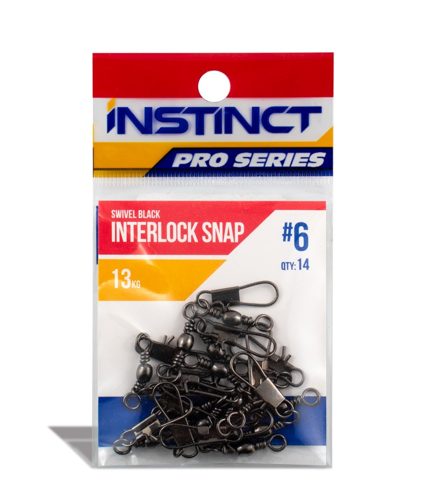 Instinct Pro Swivel Black Interlock Snap