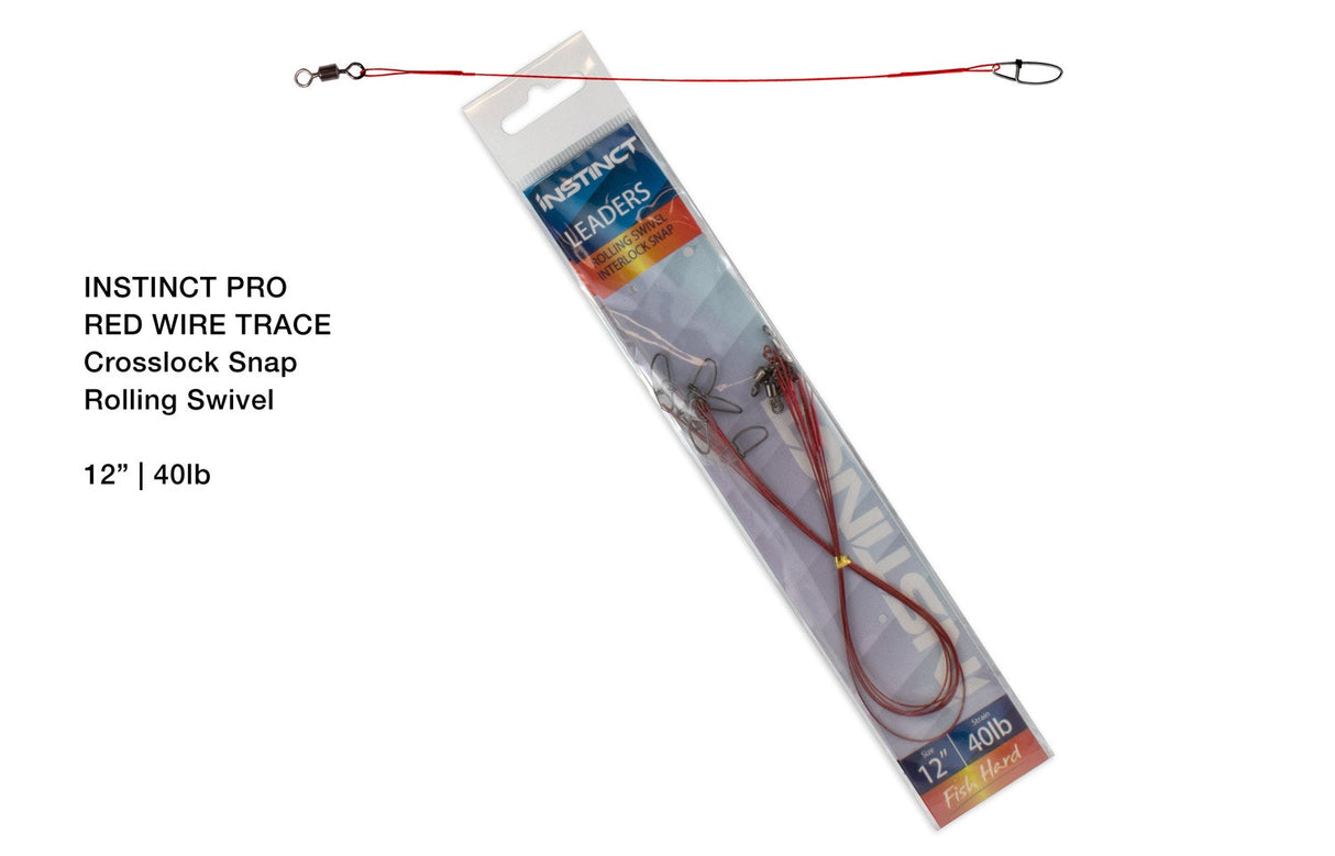 Instinct Trace Red Wire with Crosslock Snap