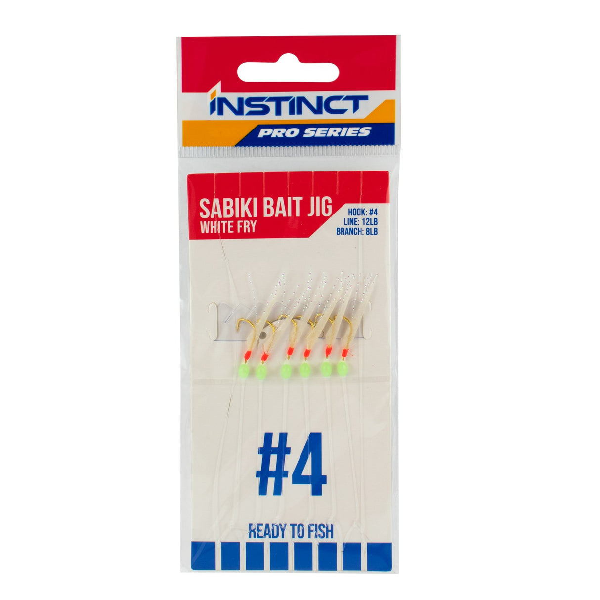 Instinct Pro Sabiki Bait Jig White Fry