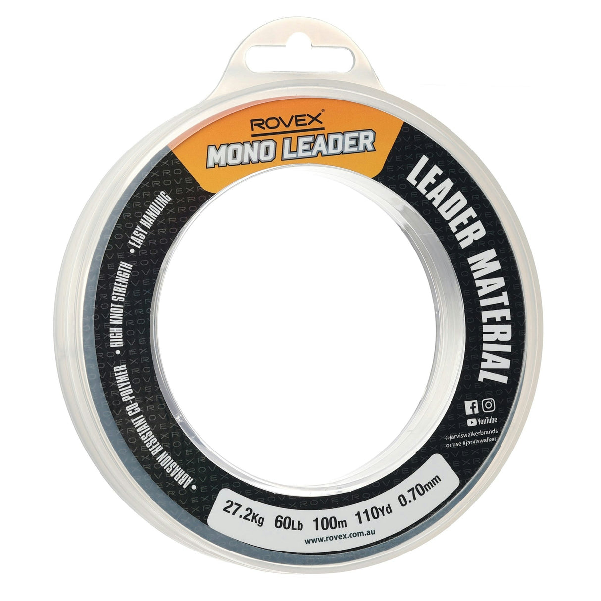 Rovex Copolymer Mono Leader 100m