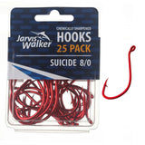 Jarvis Walker Red Suicide Hooks