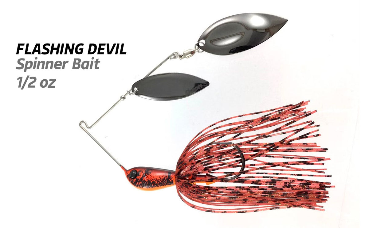 Jackson Qu-On Flashin Devil Spinner Baits