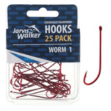 Jarvis Walker Red Long Shank Hooks