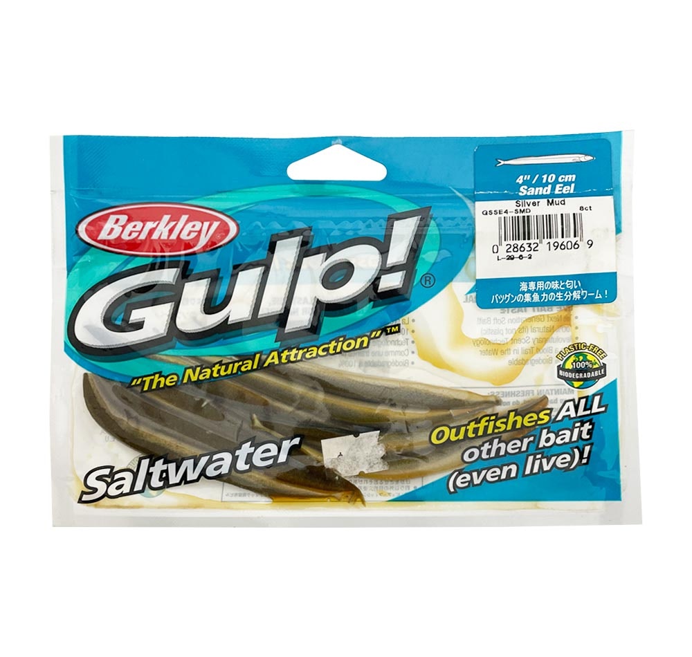 Berkley Gulp Sand Eel 4" Soft Plastics