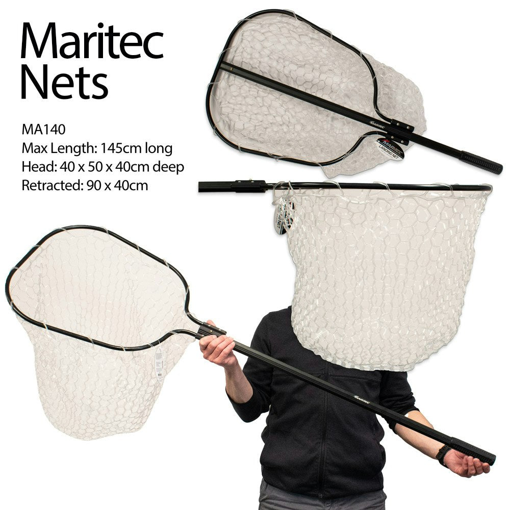 Maritec Rubber Landing Nets FOLDING (MA140 NOT FOLDING)