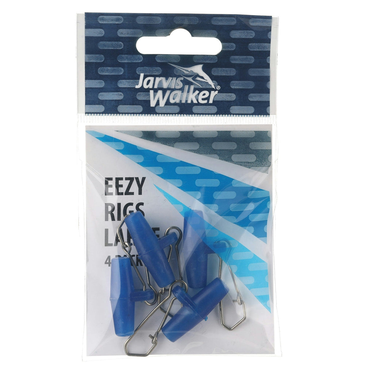 Jarvis Walker Eezi Rig Large Blue - 4pk