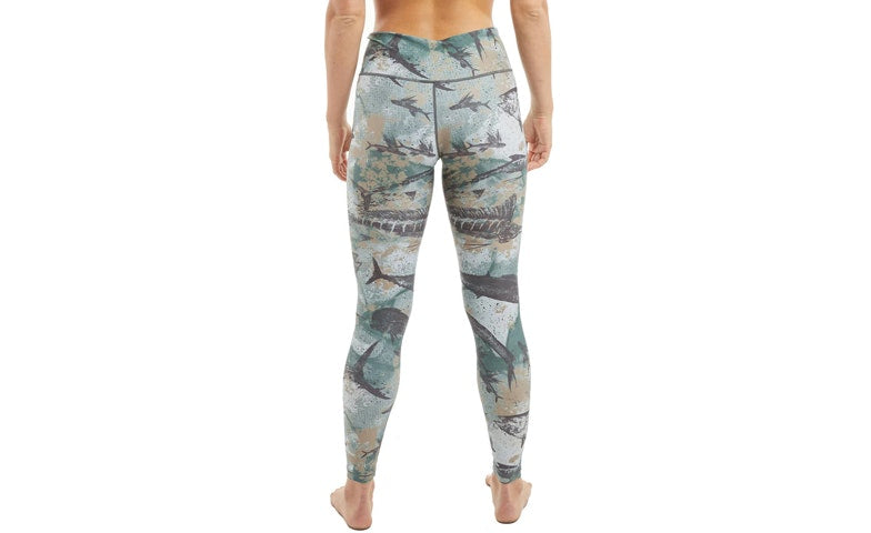 Pelagic Maui Legging Open Seas Camo Army Green