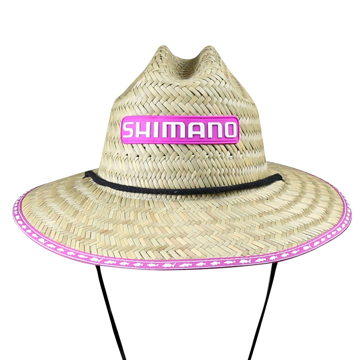 KIDS PINK STRAW HAT / OSFM