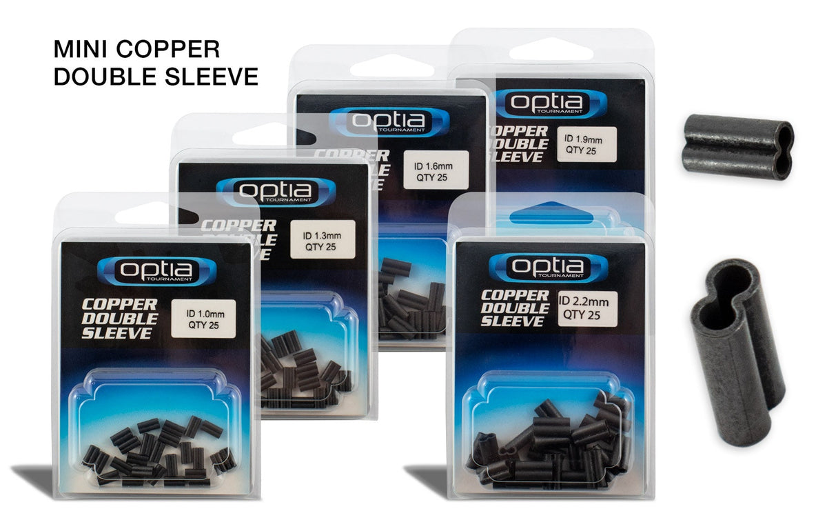 Optia Mini Copper Double Sleeve 25 Pack – Tackle World Australia