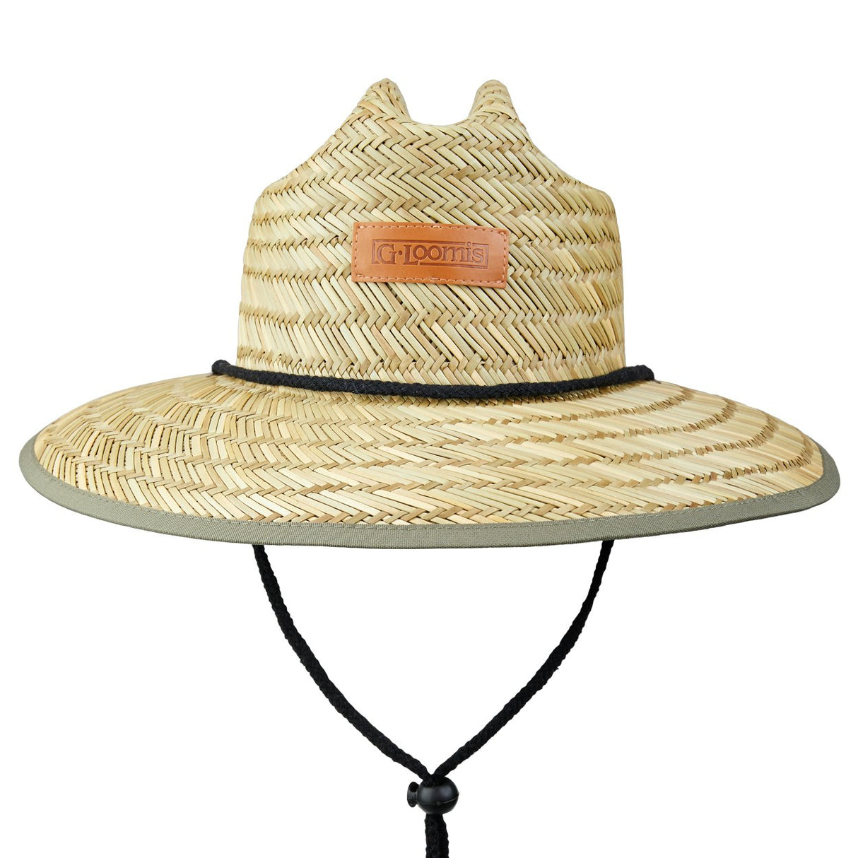 G.Loomis Sunseeker Leather Patch Straw Hat