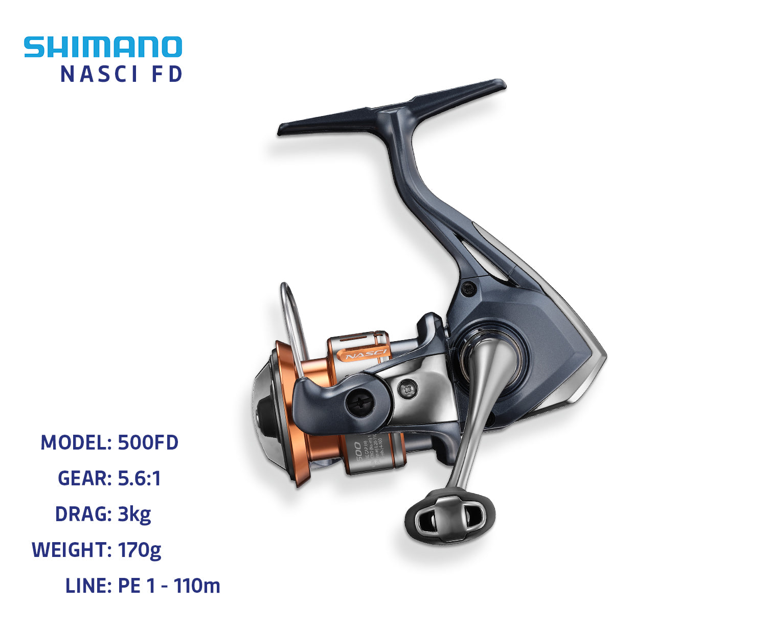 shimano 500s reel manual Shimano Nasci FD – Tackle World