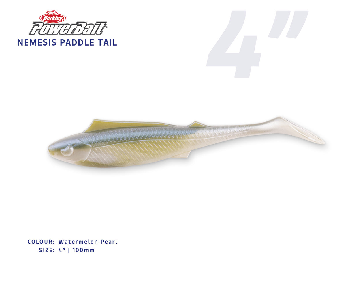 Berkley Powerbait Nemesis Paddle Tail Soft Plastics