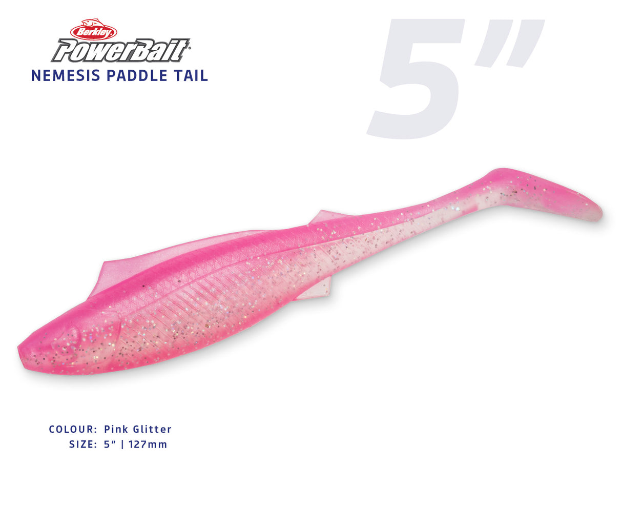 Berkley Powerbait Nemesis Paddle Tail Soft Plastics
