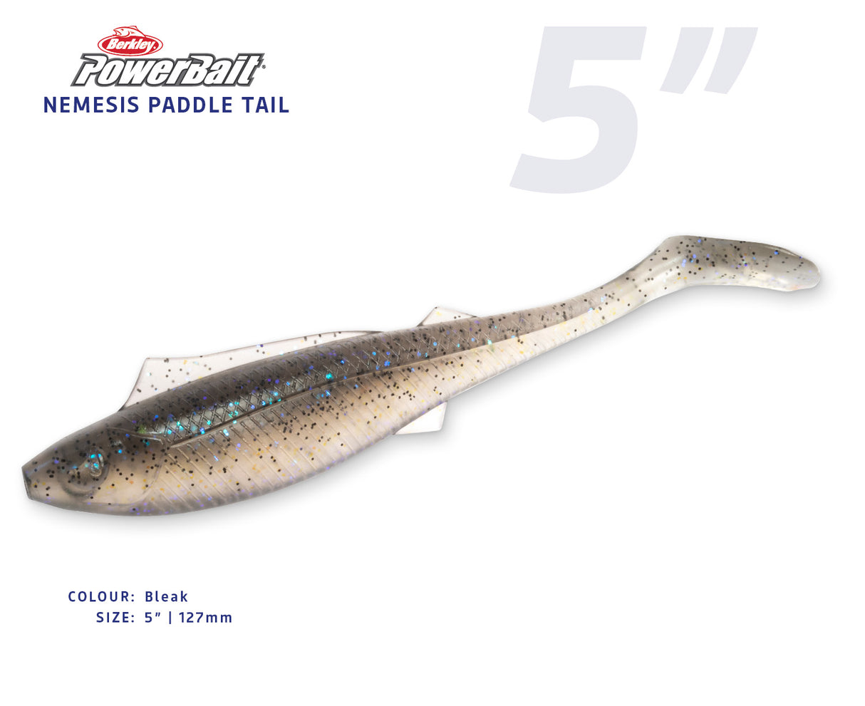 Berkley Powerbait Nemesis Paddle Tail Soft Plastics