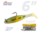 Berkley Powerbait 6" Swim Shad Soft Plastics