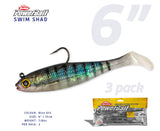 Berkley Powerbait 6" Swim Shad Soft Plastics