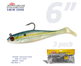 Berkley Powerbait 6" Swim Shad Soft Plastics