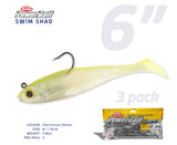 Berkley Powerbait 6" Swim Shad Soft Plastics