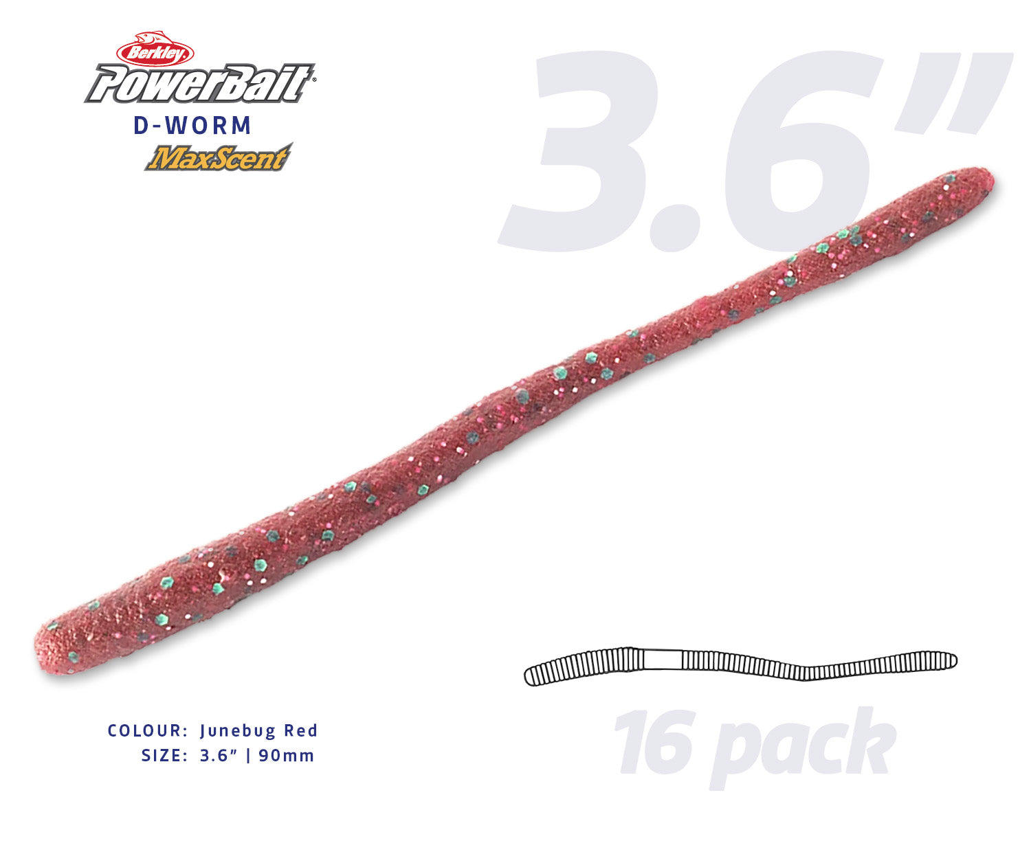 Powerbait MaxScent D-Worm